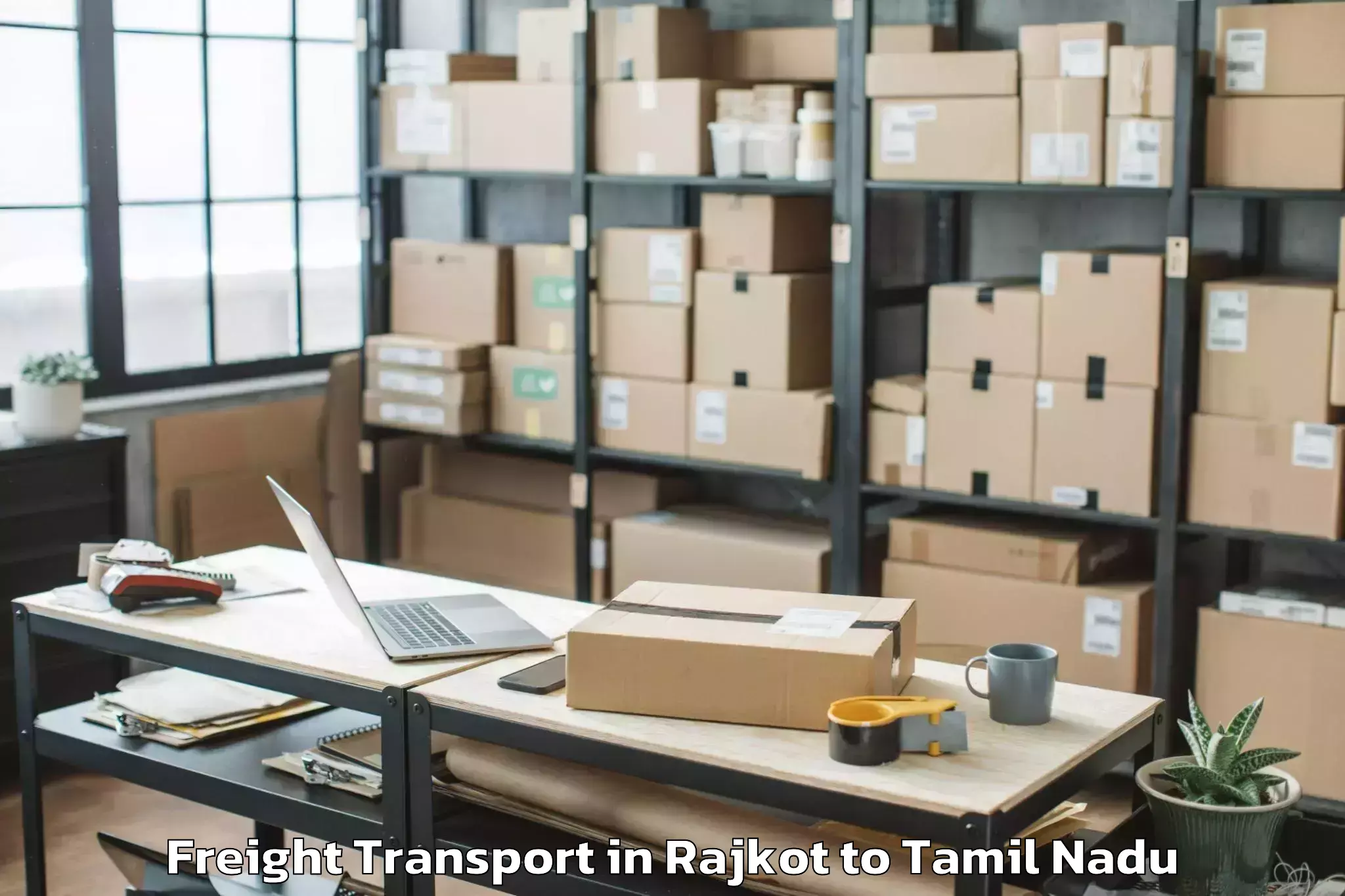 Leading Rajkot to Bodinayakkanur Freight Transport Provider